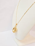 New ARRIVAL! TANOA GOLD Pendant Necklace with Solid 14k Gold-Filled Chain