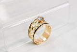 PUAMERIA CZ DIAMOND GOLDFILLED RING