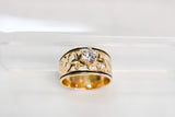 PUAMERIA CZ DIAMOND GOLDFILLED RING