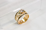 PUAMERIA CZ DIAMOND GOLDFILLED RING