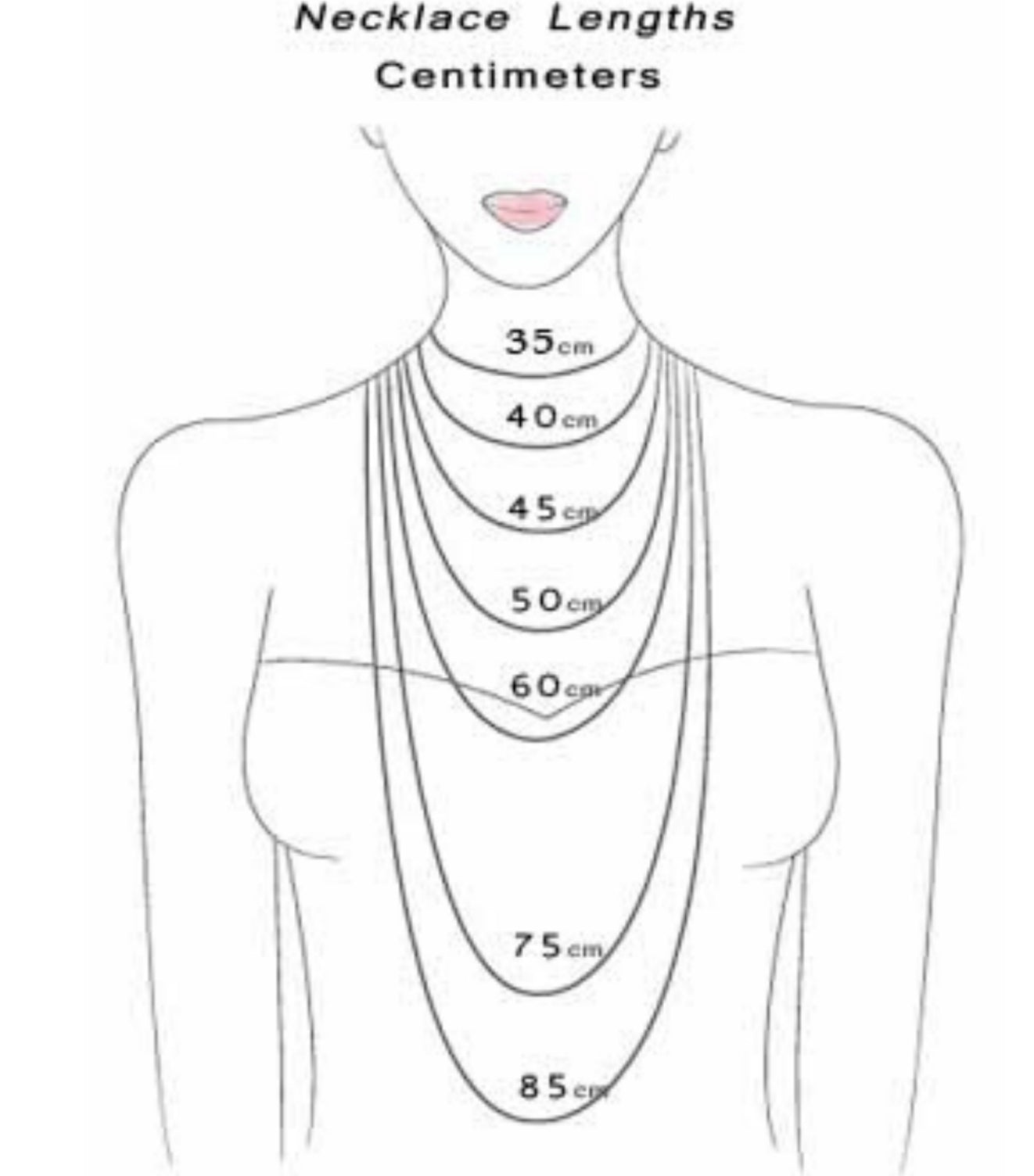 Men's chain size guide // Men's necklace size guide | Mens beaded necklaces,  Gold necklace for men, Chains for men