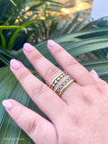 UNISEX Taku Pele Alofa  - Tribal - Diamond Pattern Ring
